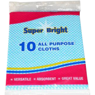 Superbright All-Purpose Cloths – 10 pcs