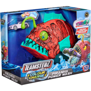 Set da gioco Teamsterz Colour Change Piranha Power per il lavaggio dell’auto
