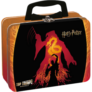 Set da gioco con carte Top Trumps Harry Potter in scatola di latta