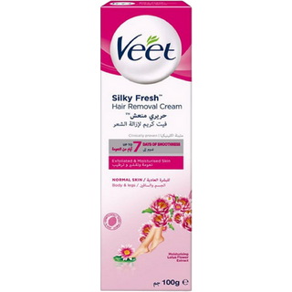 Crema depilatoria Veet Silky Fresh per pelle normale, 100 ml