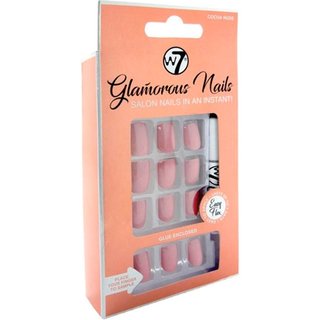 W7 Glamorous Unghie Cacao Nude - 24 pezzi