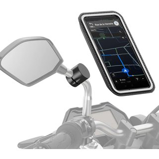 MIRROR-PRO-2XL-23S - Shapeheart Smartphone Motorcycle Rearview Mirror Mount XXL