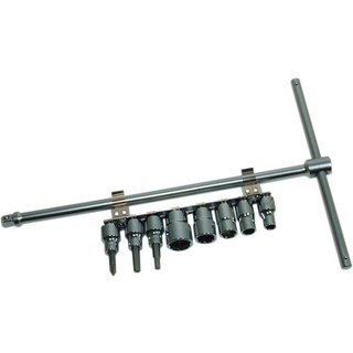 TSDS38 - Cruz Tools Sliding T-Driver With 8 Piece Socket Set