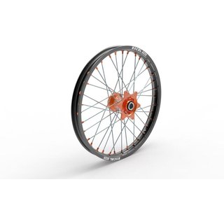40.207.0.AR - Kite Sport MX 21" Front Wheel - KTM SXF505 Racing 2007-2008 - Black/Orange/Silver