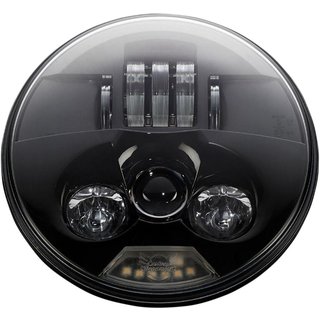 PB-7-B - Custom Dynamics 7" ProBeam LED Headlamp For Harley Davidson FLD 1690 2012-2013 Black