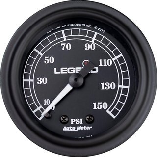 2212-0484 - Legend Suspension Fairing Mounted LED Backlit PSI Gauge For Harley Davidson FLHT 1450 1999-2003