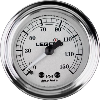 2212-0485 - Legend Suspension Fairing Mounted LED Backlit PSI Gauge For Harley Davidson FLHT 1450 1999-2003