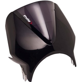 005NF - Puig Black Fairing with Vision Screen For Honda CB600 F Hornet 2003-2004 - Dark Smoke