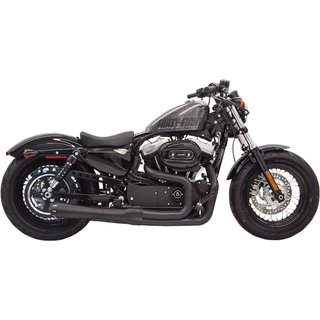 1X32RB - Bassani Road Rage II Mega Power 2 Into 1 Exhaust System - Harley Davidson XL 883 N 2014-2020