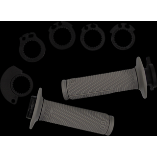 Pro Grip 709 Lock On Grips With 6 Cams - Grey