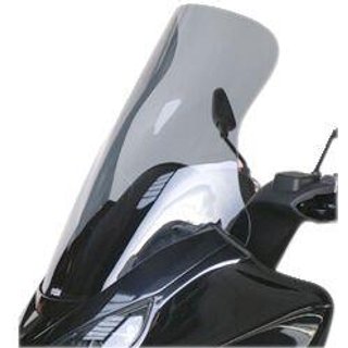 BP007GTFG - Bullster Windshield/Windscreen For Piaggio MP3 125 2007-2008 71.5 cm (28-1/8") - Grey Smoke