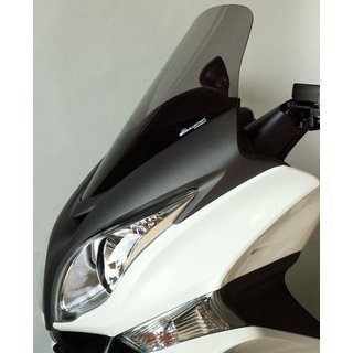 BH151DCFG - Bullster Windshield/Windscreen For Honda SW-T 400 2010-2013 57.5 cm (22-5/8") - Grey Smoke