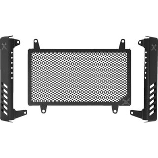 B10-3009B - Burly Slash Cut Radiator Guards Set For Honda CMX 1100 Rebel 2021-2024 - Black