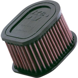 KA-1003 - K&N High Flow Air Filter For Kawasaki Z 1000 2003-2010 - Black/Red