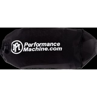 0206-0062 - Performance Machine Pullover Rain Sock for Fast Air Intake Cleaners For Harley Davidson FLD 1690 2012-2013 - Black/White
