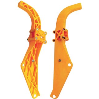 SAB-1 - Alloy Art Strong Arm Fairing Support Outer Bracket For Harley Davidson FLHT 1340 1996-1998 - Orange