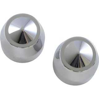 TAC101-EC - Accutronix Elite Front Axle Cap Front 25.4 mm (1") - Chrome/Silver