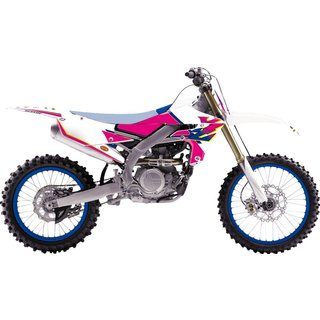 2247AA - Blackbird Retro Graphics Kit For Yamaha YZF250 2019-2023 - Blue/Pink/White