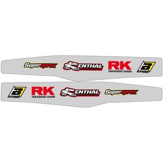 5616N - Blackbird Swingarm Stickers For Husqvarna FC250 2023 - Multi
