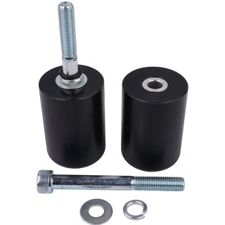 BikeTek Black STP Crash Protectors Set - Honda CBR600 1991-98