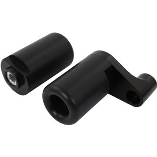 BikeTek Black STP Crash Protectors Set - Suzuki GSXR1000 2007-08