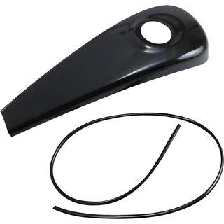 KWS-01-0581 - Klock Werks Custom Metal Dash For Harley Davidson FLHT 1584 2008 - Black/E-Coating