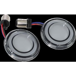 KUR2905 - Kuryakyn Tracer LED Turn Signal Conversions For Harley Davidson FLFB 1750 2018 Rear Smoke