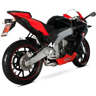 AP54SEO - Scorpion Factory Stainless Round Exhaust - Aprilia RS4 125 2011 - 2018