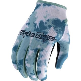 Troy Lee Designs Flowline Plot Motocross Gloves - Blue Haze