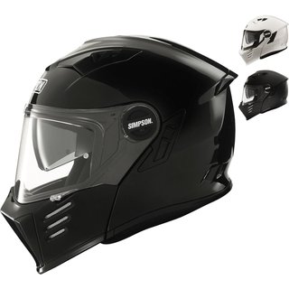Simpson Darksome Solid Flip Front Motorcycle Helmet