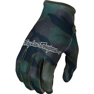 Troy Lee Designs Flowline Brushed Motocross Gloves - Camo Army