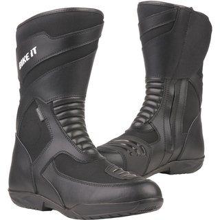 Bike It Veles Motorcycle Boots - Black