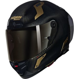 Nolan X-804 RS Ultra Carbon Aureo Motorcycle Helmet XL Black Carbon Gold (330)