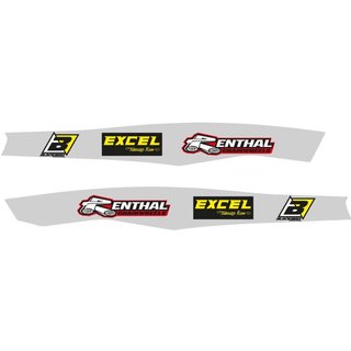 5539N - Blackbird Swingarm Stickers For KTM EXC150 TBI 2024-2025 - Grey