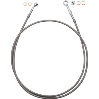 100063 - Fat Baggers Inc. EZ Install Brake Hose For Harley Davidson FLHX 1923 2024-2026 - Stainless Steel 160cm