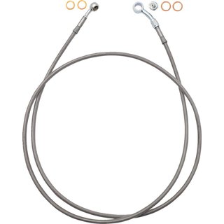 110062 - Fat Baggers Inc. EZ Install Brake Hose For Harley Davidson FLTRK 1868 2020-2024 - Stainless Steel 157.5cm