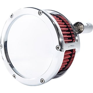 5447 - Feuling Parts BA Air Cleaner Kit For Harley Davidson FLD 1690 2012-2013 - Chrome/Red