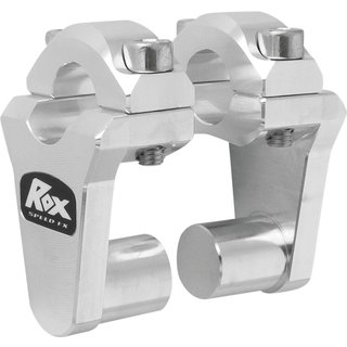 1R-P2SSN - Rox Speed FX Pivoting Handlebar Risers For 7/8" Bar Clamps For Honda CB1000C 50.8 mm (2") - Chrome