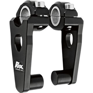 1R-P3SEK - Rox Speed FX Elite Pivoting Handlebar Risers For 7/8" & 1-1/8" Handlebars 88.9mm (3-1/2") - Black
