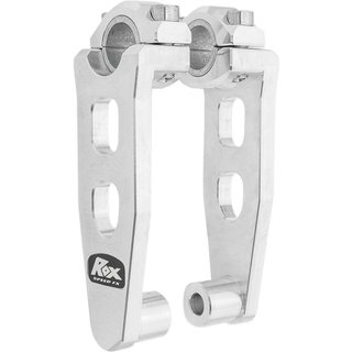 1R-P5SE - Rox Speed FX Elite Pivoting Handlebar Risers For Honda CRF250R 2018-2021 12.5 cm (5") - Chrome