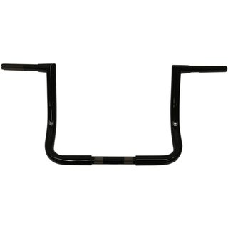 0601-2566 - Todds 1-1/4" Bagger Ape Hanger Handlebar For Harley Davidson FLH 1868 2021 33 cm (13") - Black