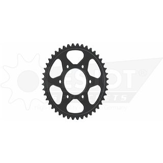 50-29018-44 - Esjot Standard 525 Sprocket For Kawasaki KLZ 1000 ABS 2012-2024 Rear Black 44T