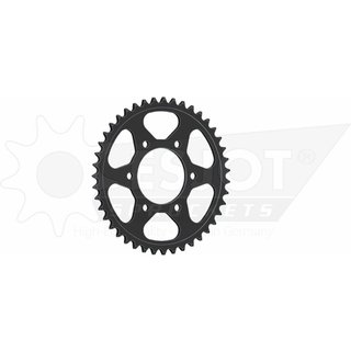 50-29018-43 - Esjot Standard 525 Sprocket For Kawasaki KLZ 1000 ABS 2012-2024 Rear Black 43T
