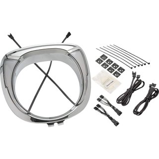 46205 - Ciro Headlight Bezel For Indian Chieftan 108 ABS 2025-2026 Chrome Clear