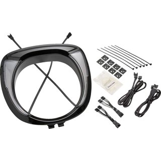 46206 - Ciro Headlight Bezel For Indian Chieftan 108 ABS 2025-2026 Black Clear