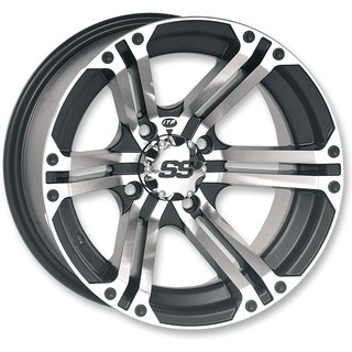 1228364404B - ITP SS212 Alloy Wheel For TGB Blade 425 2X4 2008-2011 Fits Front Or Rear - Black/Clear-Coat/Silver