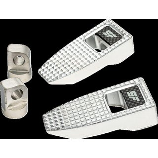 SF-903-00-2 - Slyfox Speed Foot Pegs For Harley Davidson E 1000 1936-1952 - Silver