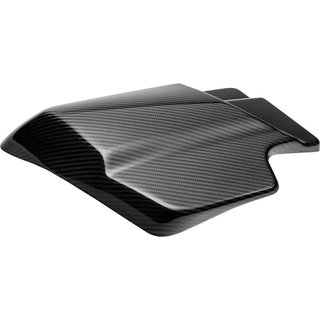 1017-SCXC-G - Slyfox Side Covers For Harley Davidson FLD 1690 2012-2013 - Black/Carbon Fiber/Gloss