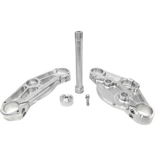SF13TK-1 - Slyfox 49mm FLH Triple Tree Set For Harley Davidson FLHR 1450 1999-2006 - Chrome