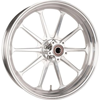 12697814RSLYAPM - Slyfox Track Pro Wheel For Harley Davidson FLH 1868 ABS 2021 18x5.5 Rear with ABS - Silver
